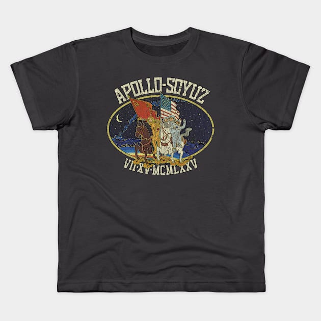 Apollo-Soyuz 1975 Kids T-Shirt by JCD666